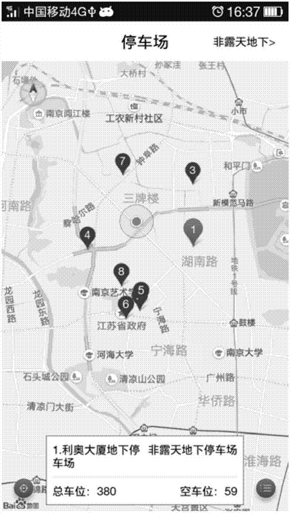 Intelligent parking system based on dynamic traffic