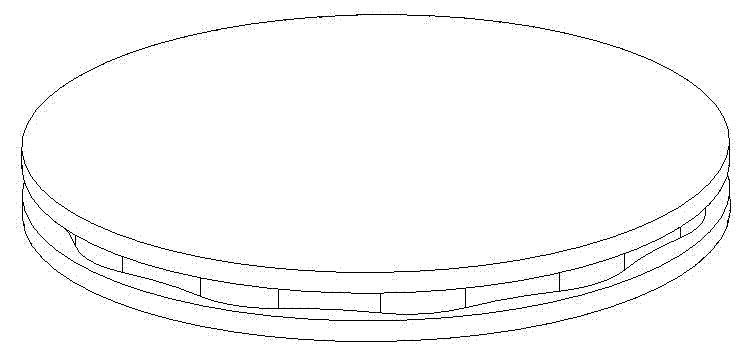 A kind of manufacturing method of coin and medal edge groove rolling irregular shape