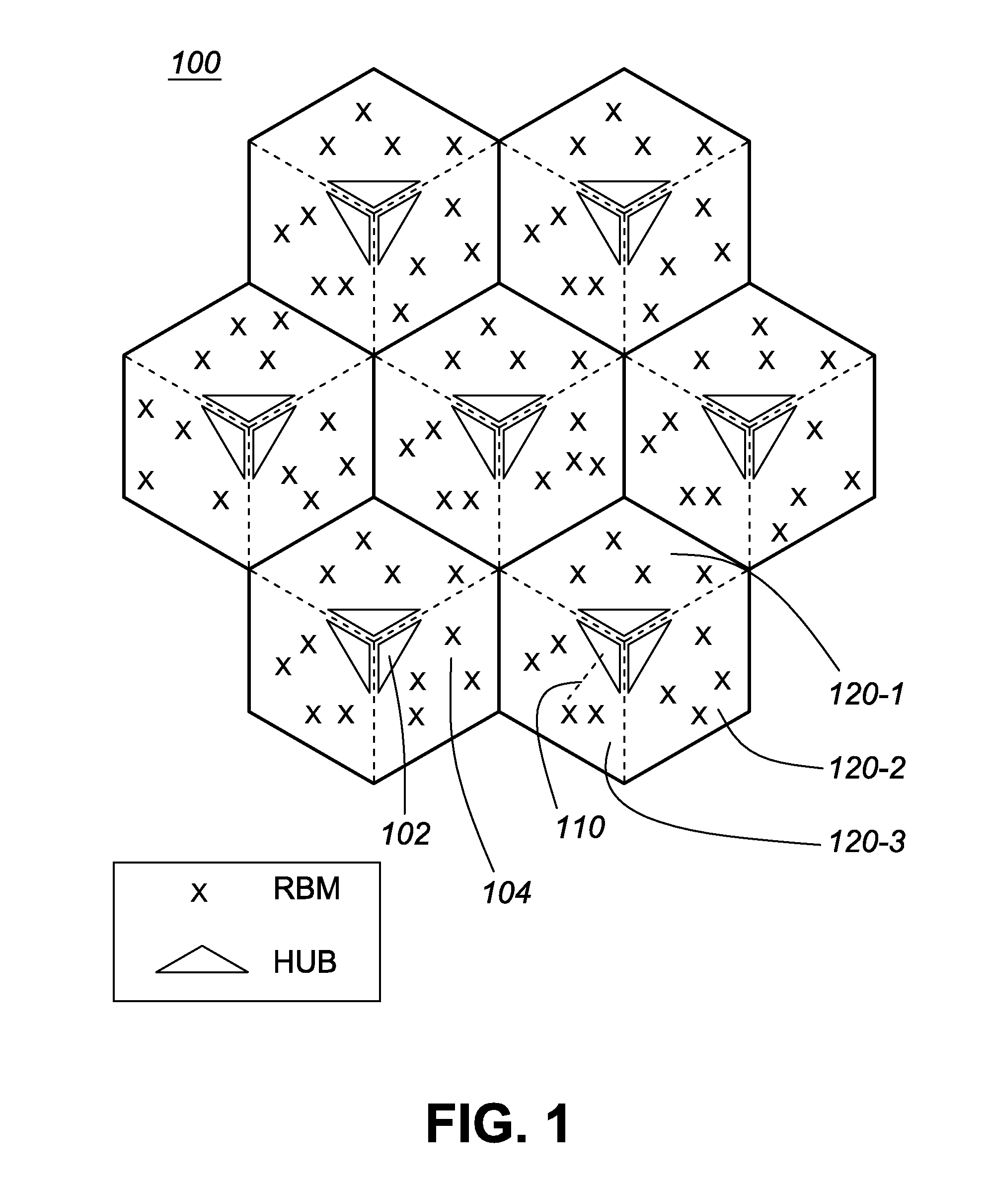 Method and apparatus for coordinated power-zone-assignment in wireless backhaul networks