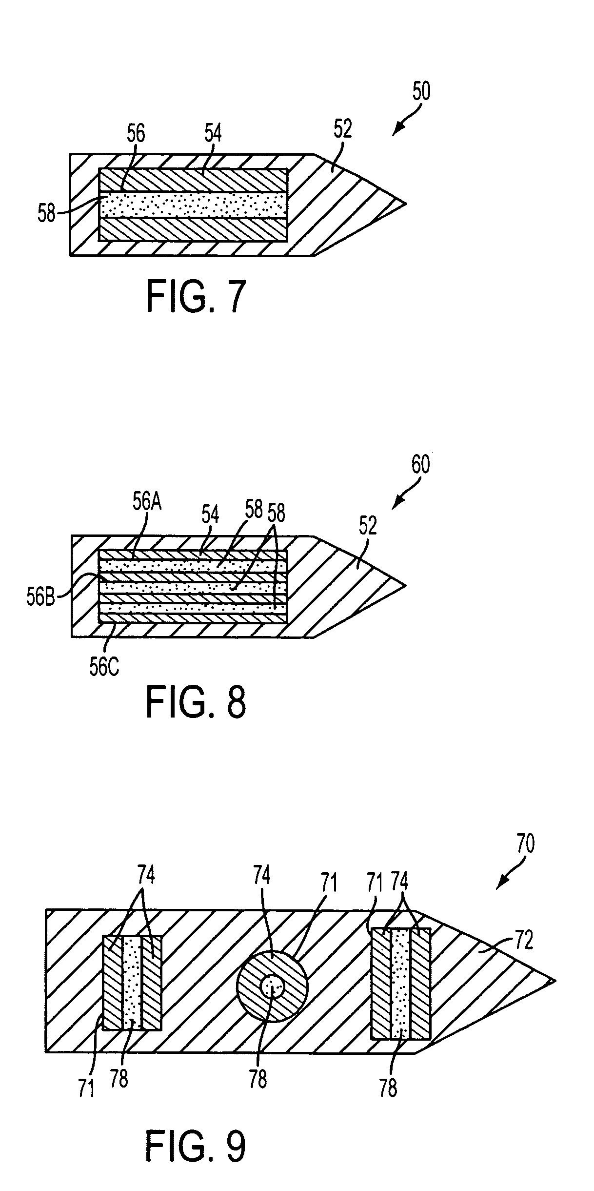 Reactive munition in a three-dimensionally rigid state