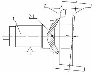 Machining method of automotive non-driven vehicle-bridge steering knuckle