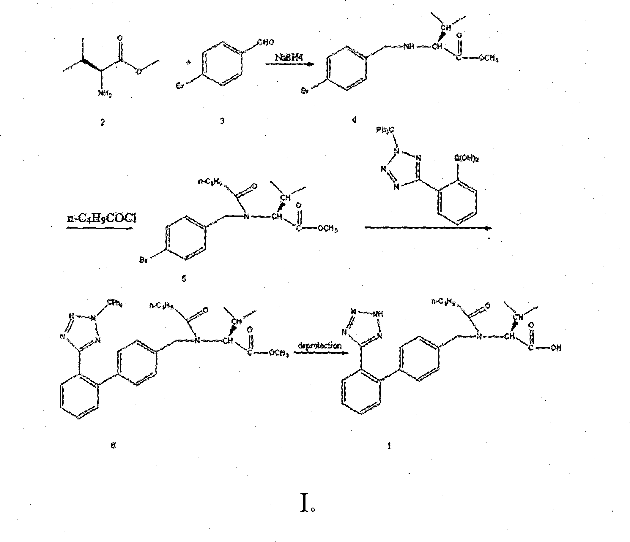 Preparation of Valsartan