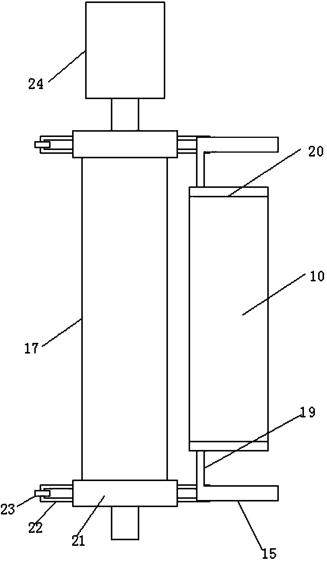 Steel tube feeding device