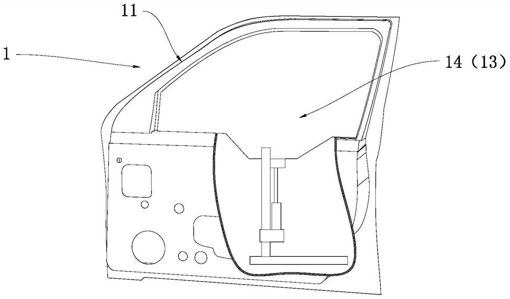 Automobile anti-theft device based on double-layer anti-theft window