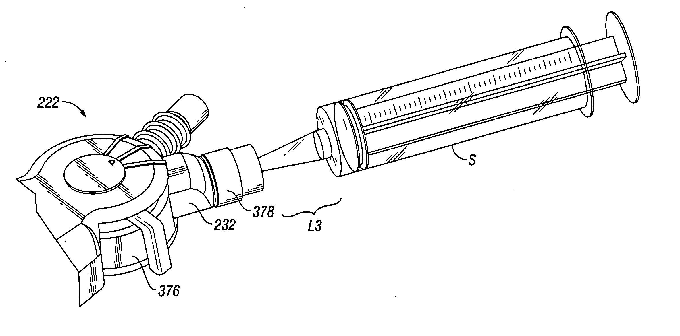 Single lumen adapter for automatic valve