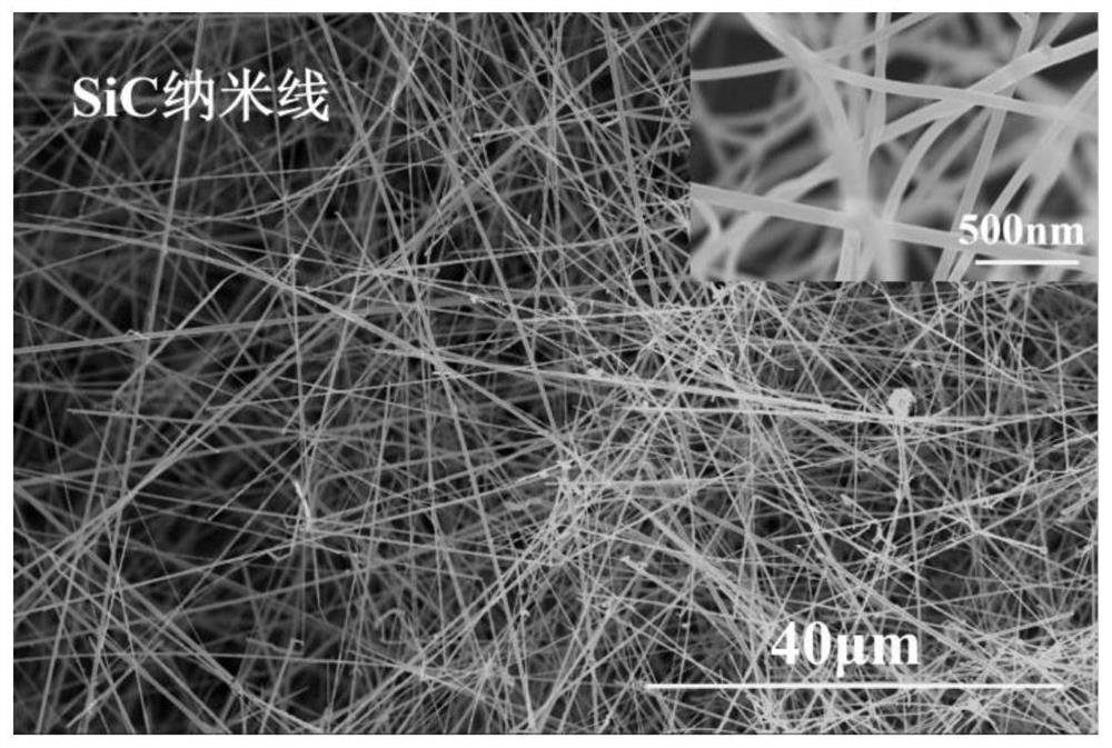 A kind of preparation method of isotropic ceramic nanowire preform