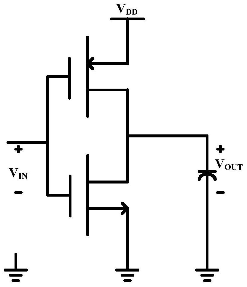 Monolithic integrated phase inverter based on GaN-based enhanced device and preparation method thereof