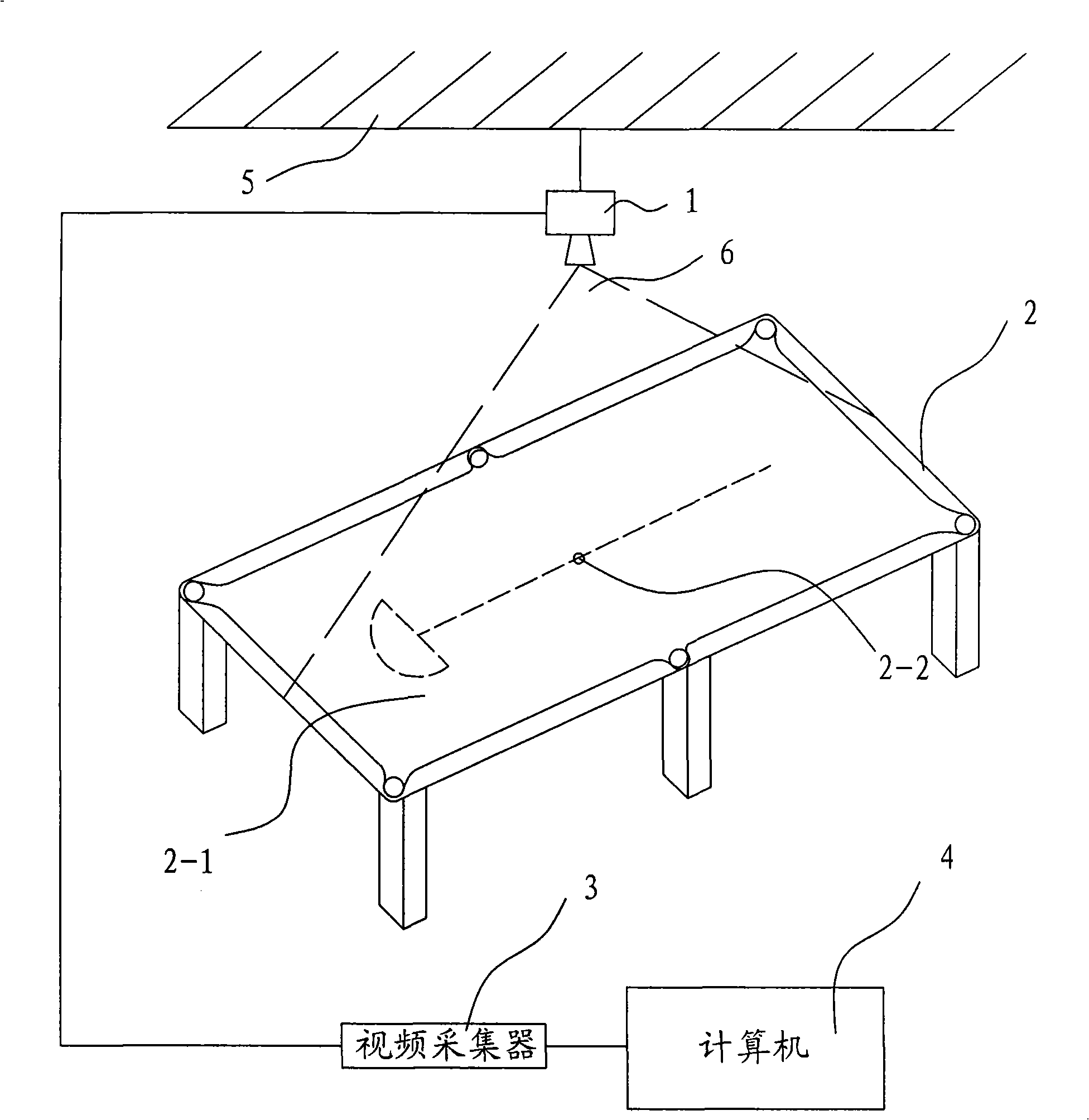 Billiard repositioning method based on image matching technology