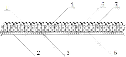 Abrasion-resistant abrasive paper provided with porous structure