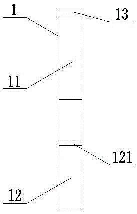 Crankshaft key groove length gauge