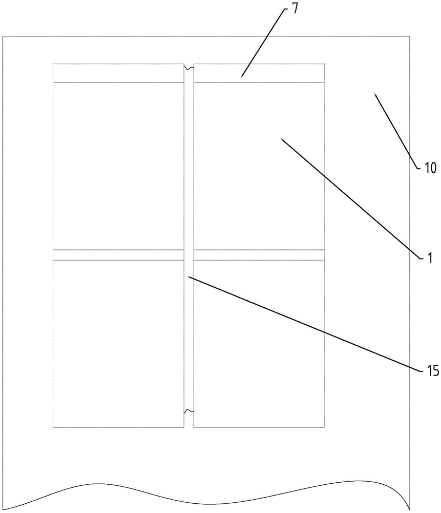 Metal face composite curtain wall board and curtain wall with same