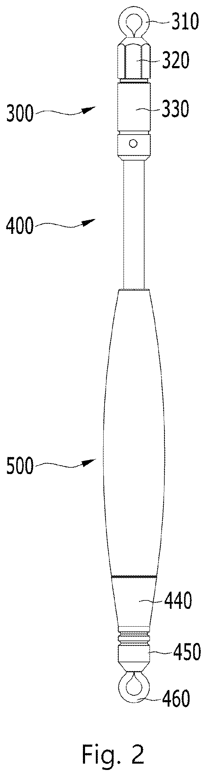 Sinker Assembly Using Elastic Body