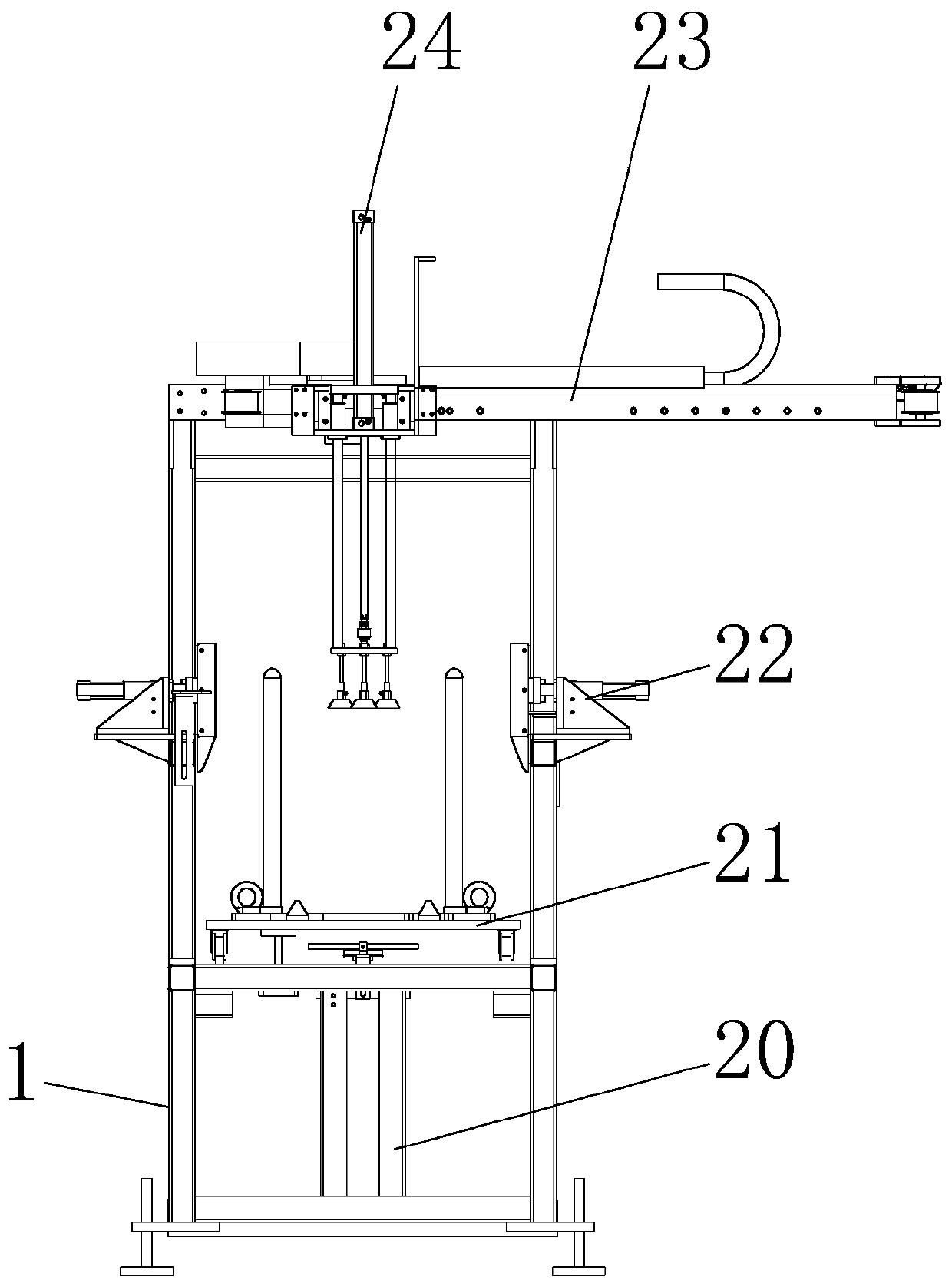 Electric pressure cooker automatic stamping production line