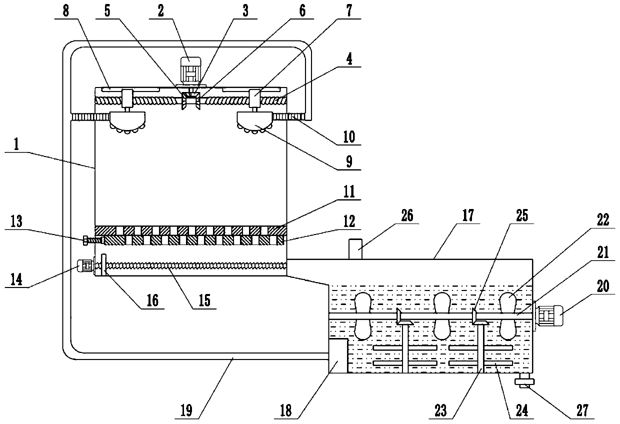 Microbial deodorization device for pig farms