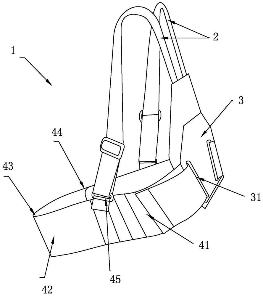 Pregnant woman abdomen supporting belt