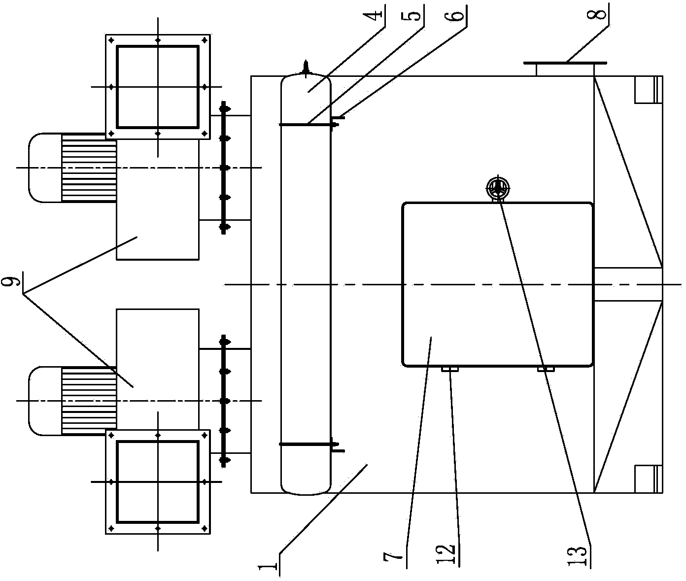 Dust remover of shot blasting machine