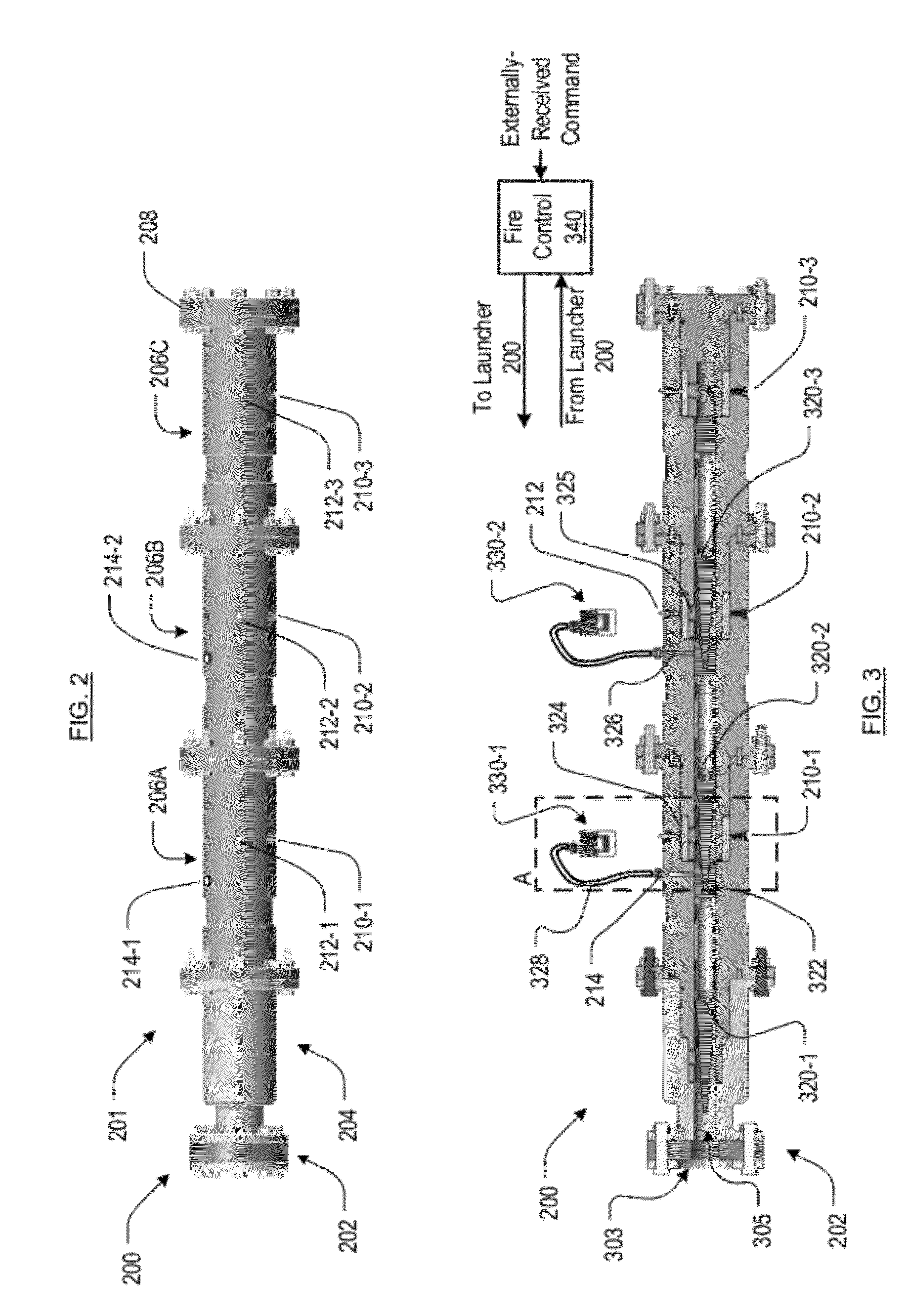 Multi-shot Launcher Comprising External Propellant