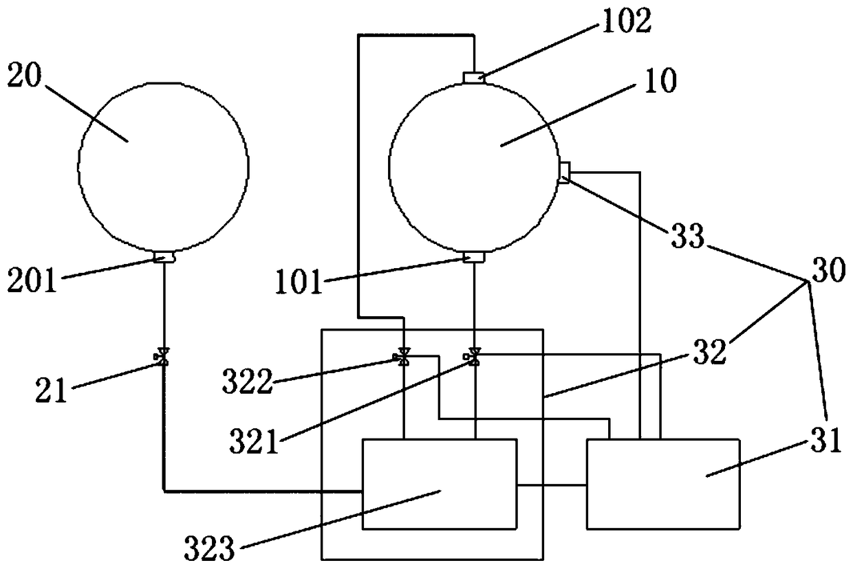 Insulated gas moisture monitoring system and method used for accelerator