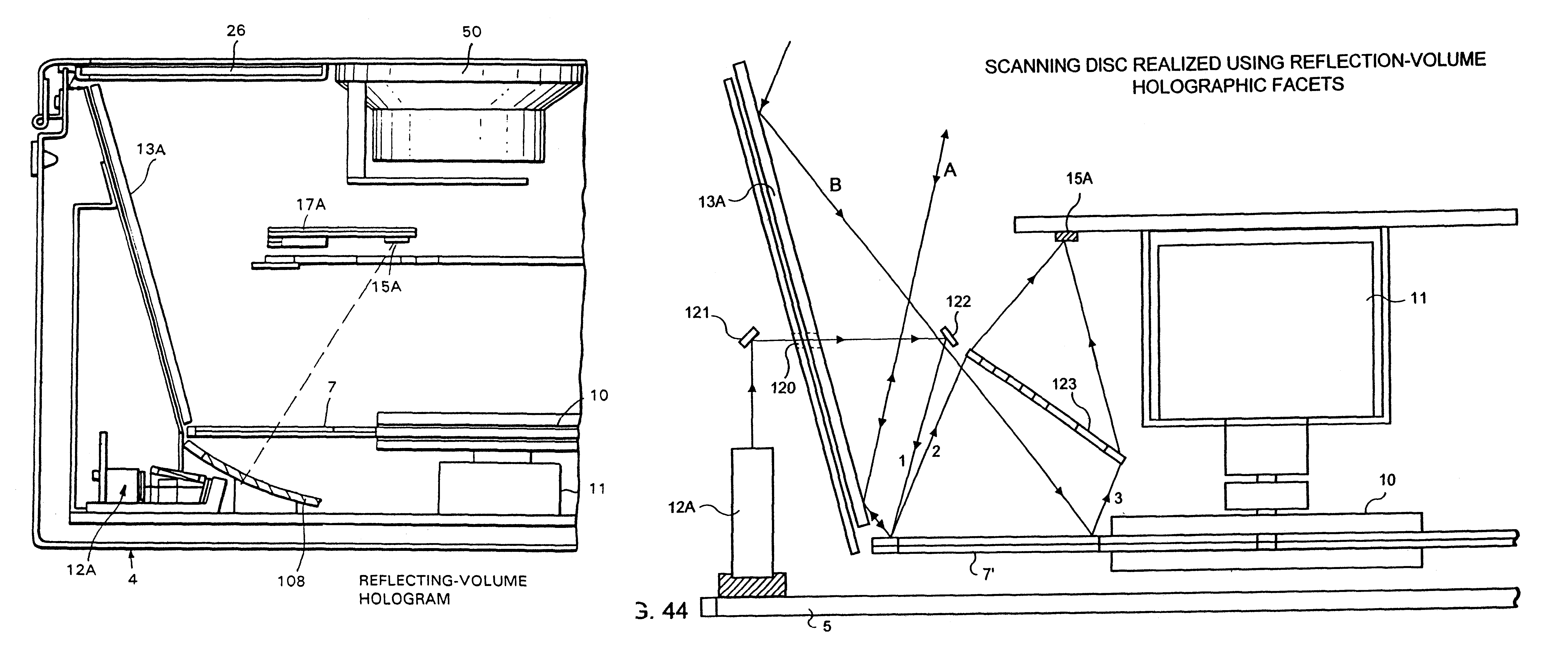 Holographic laser scanning system for carrying out light collection operations with improved light collection efficiency