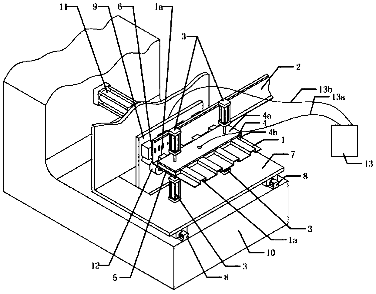 A tooth-shaped multi-pole T-connection projection welding method for cable trays