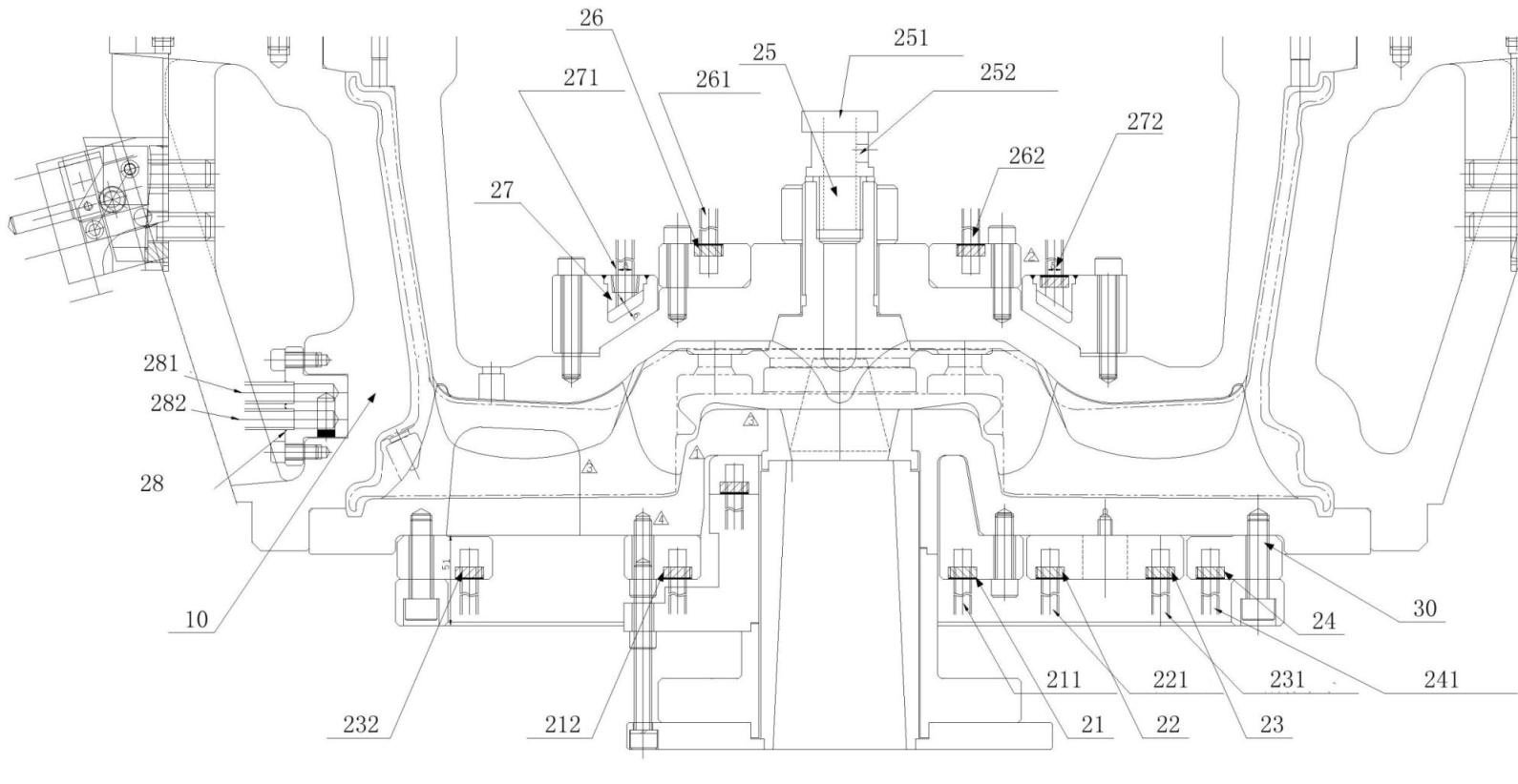 Cooling system for die and casting process