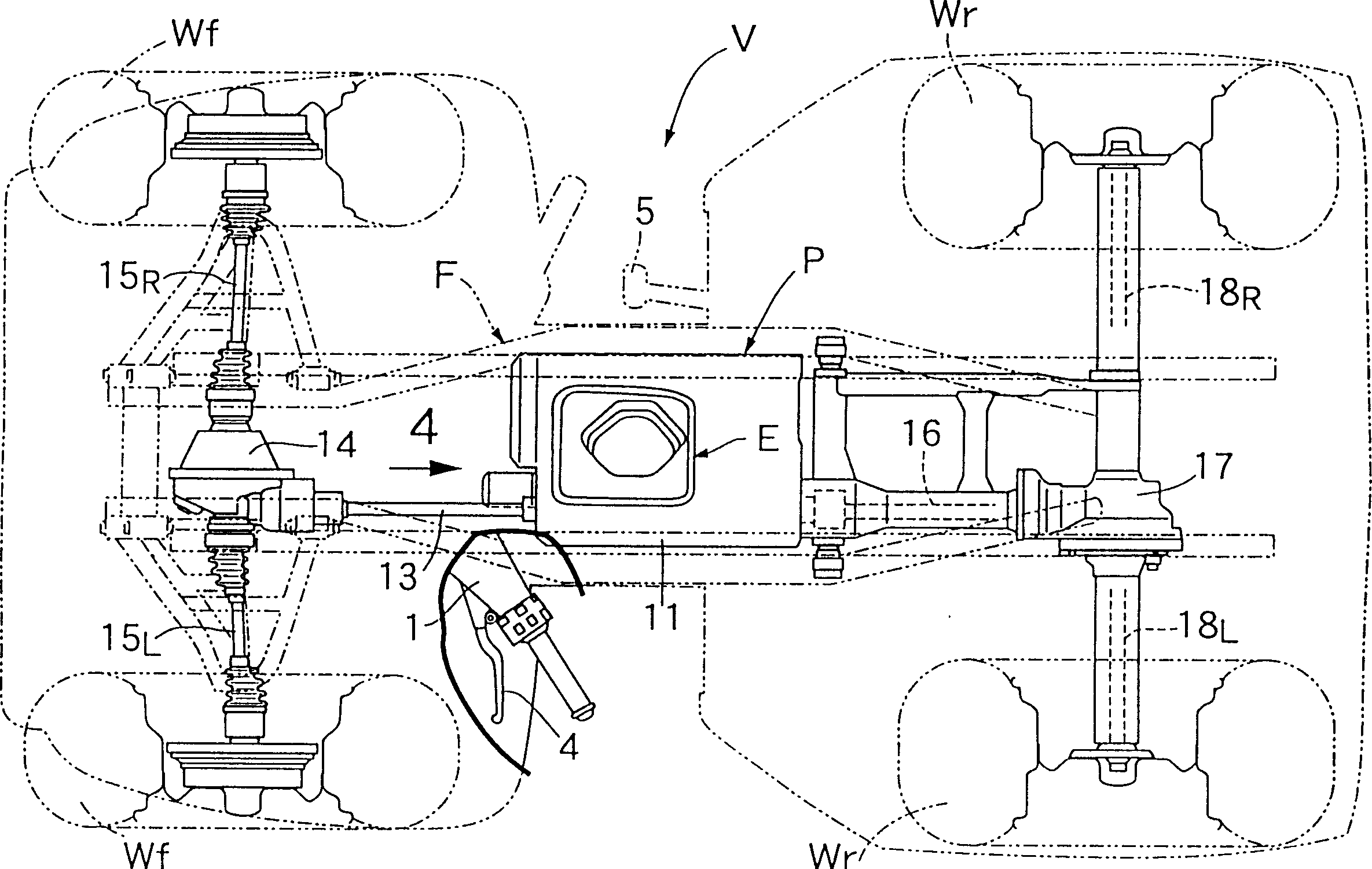 Power transmission device for vehicle