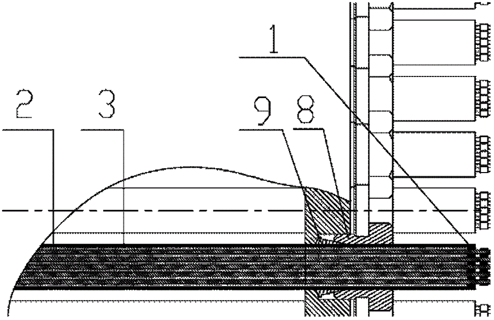 Electrical penetration piece sealed by ceramics and metal and used for nuclear reactor