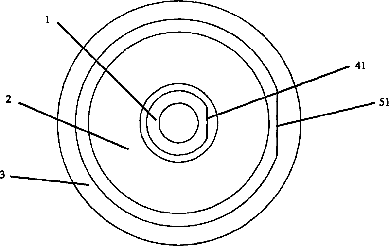 Anti-rotating insulating support and anti-rotating method thereof