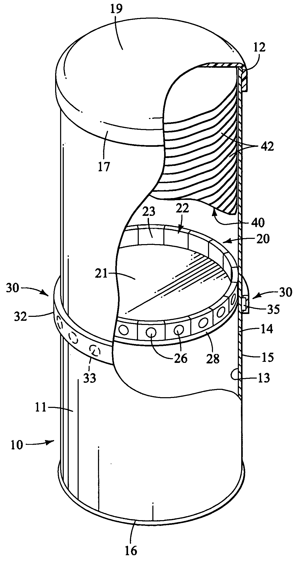 Dispensing container with non-invasive exterior control of interior dispenser lift