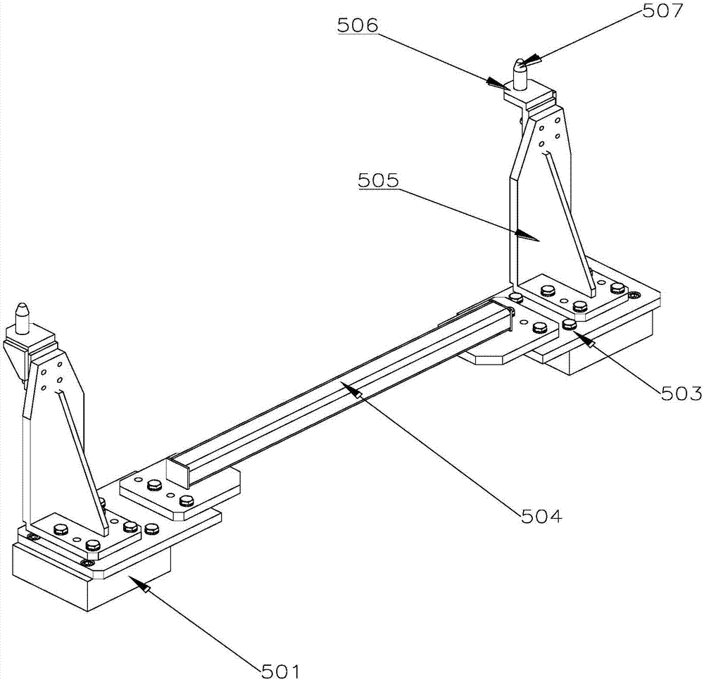 Vehicle body fixture flexible switching platform