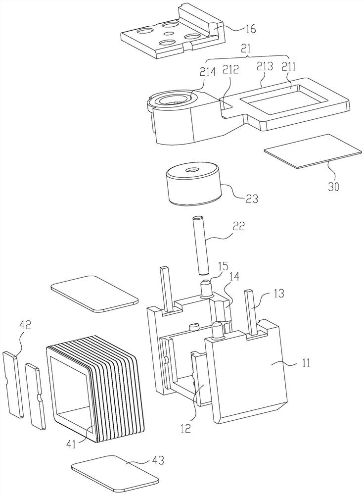 Thermal imaging image attenuation device, control module and thermal imaging equipment