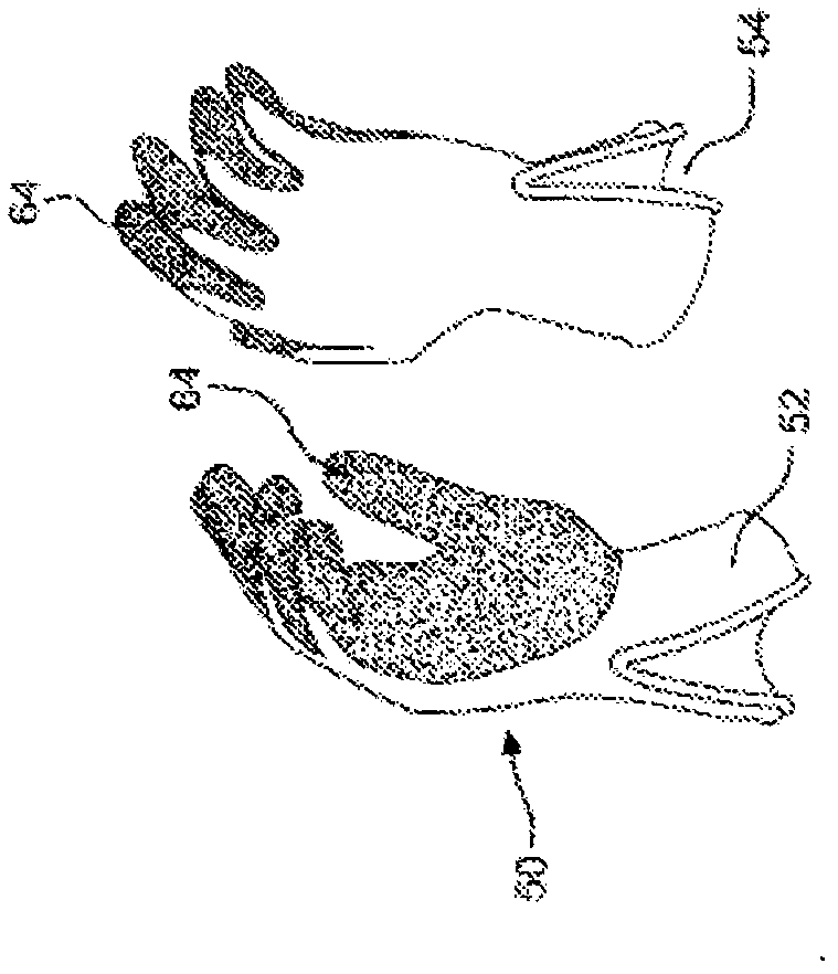 Knitted gloves having a single layer with a plurality of yarns