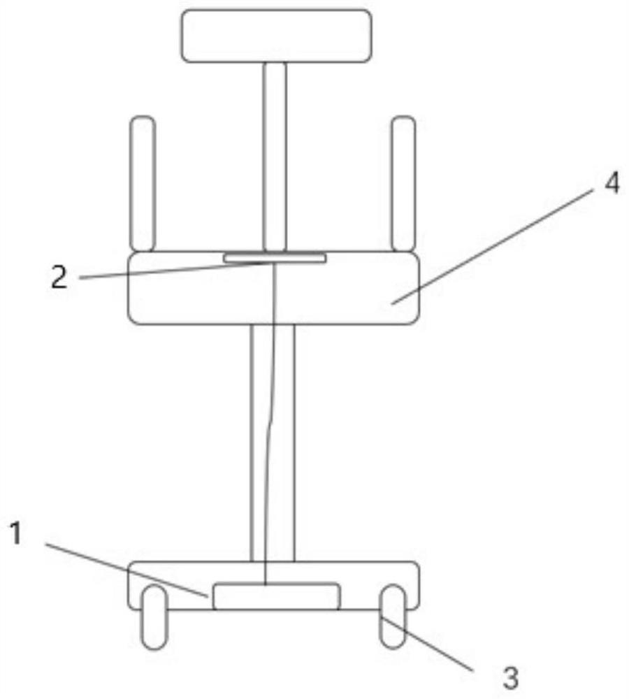 Office chair capable of automatically returning and control method thereof