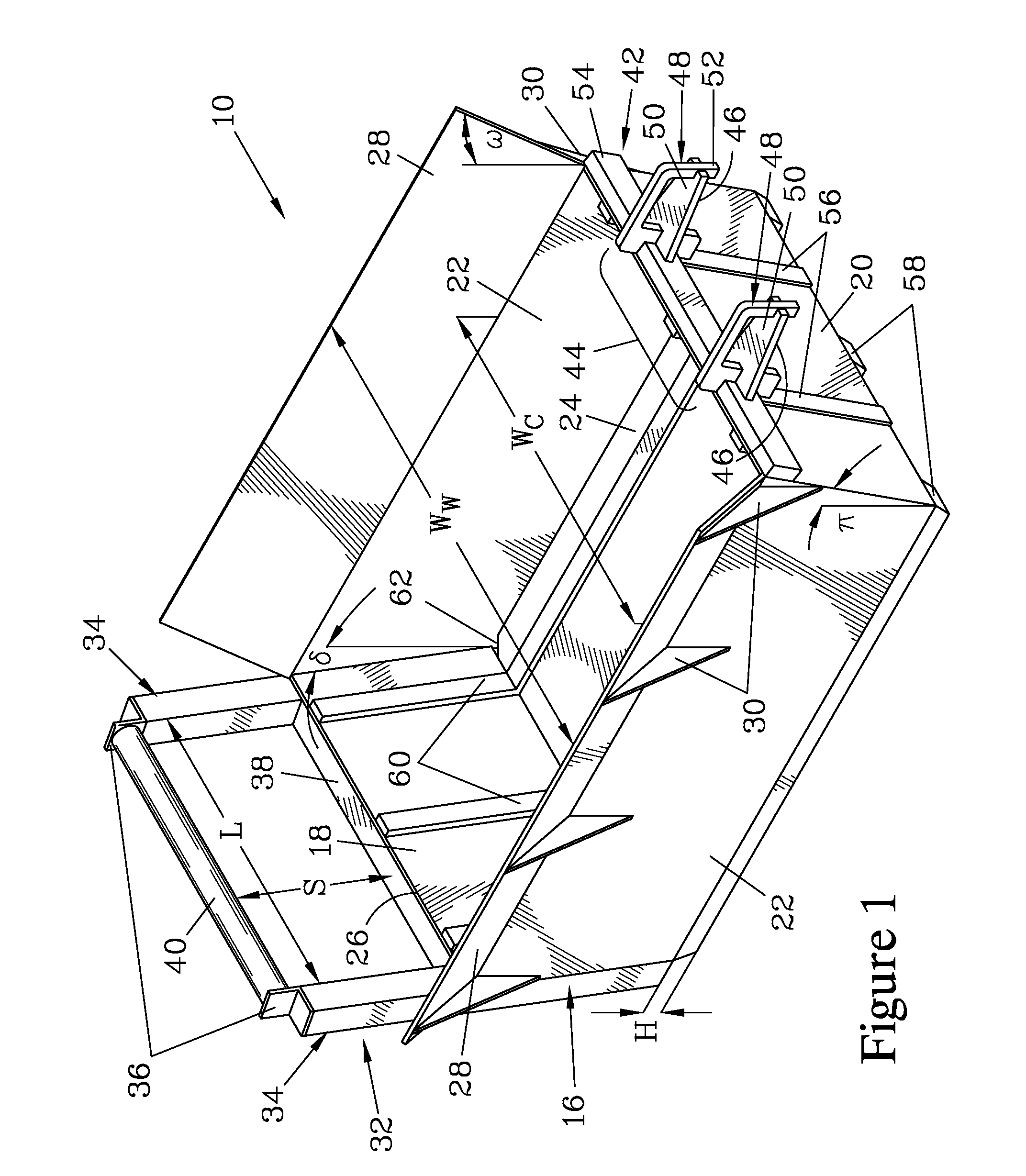 Bedding box for use with compact excavator