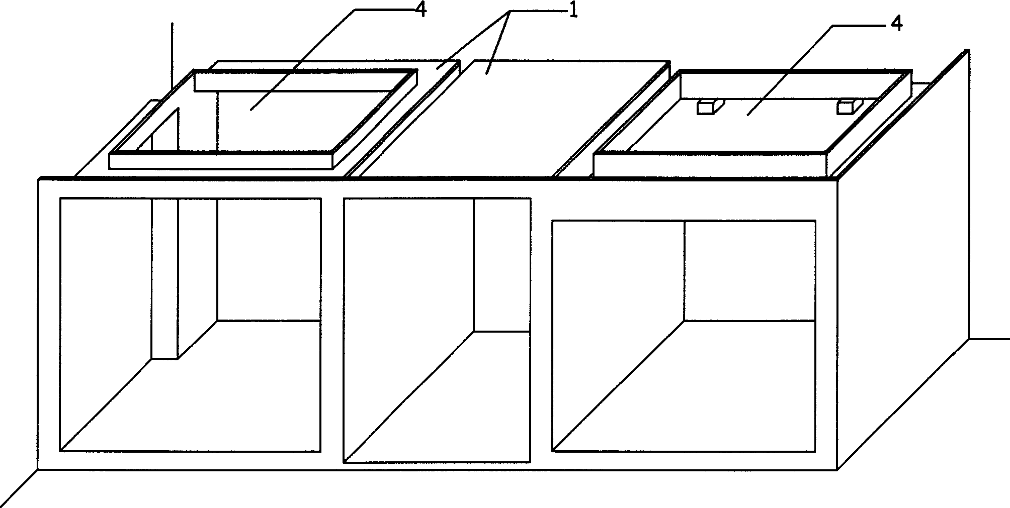 Tecnique for fabricating facing before pouring building facilities made from reinforced concrete