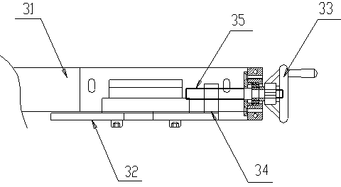 Horizontal triangle adhesive tape sticking device