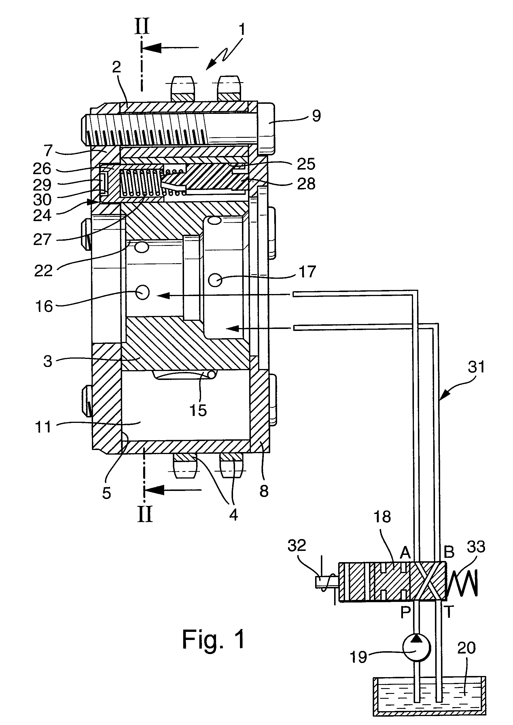 Control valve for a device for changing the control times of an internal combustion engine