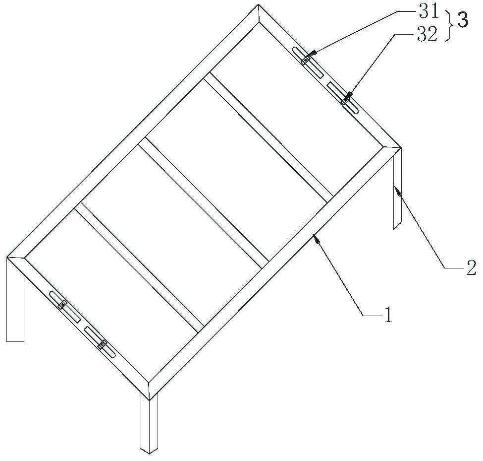 Jig frame for welding steel structure members