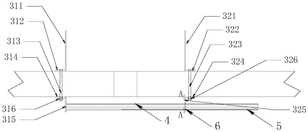 Jig frame for welding steel structure members