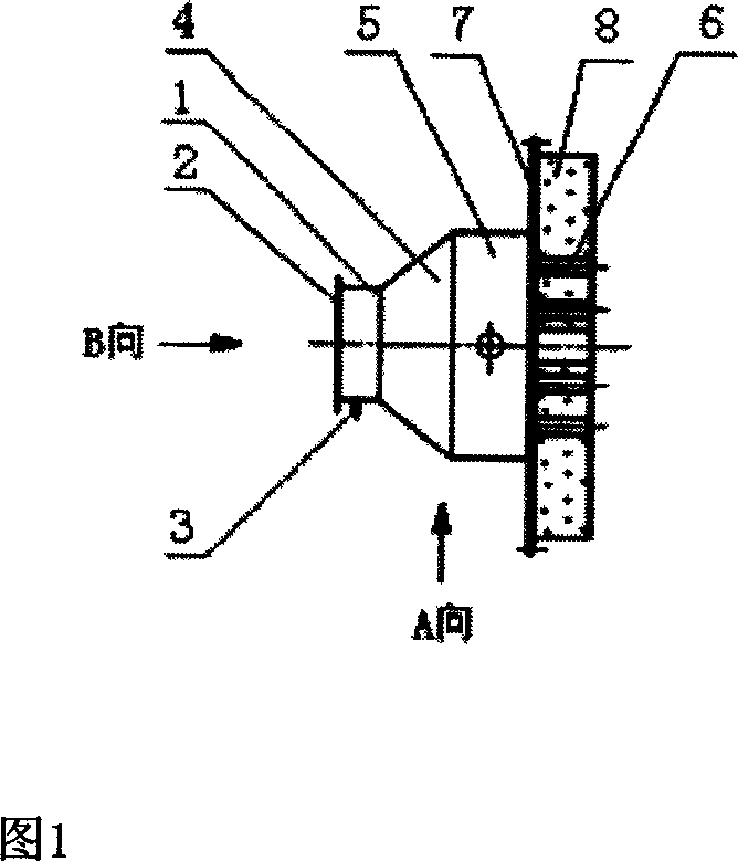 Smoke inlet device of incinerator