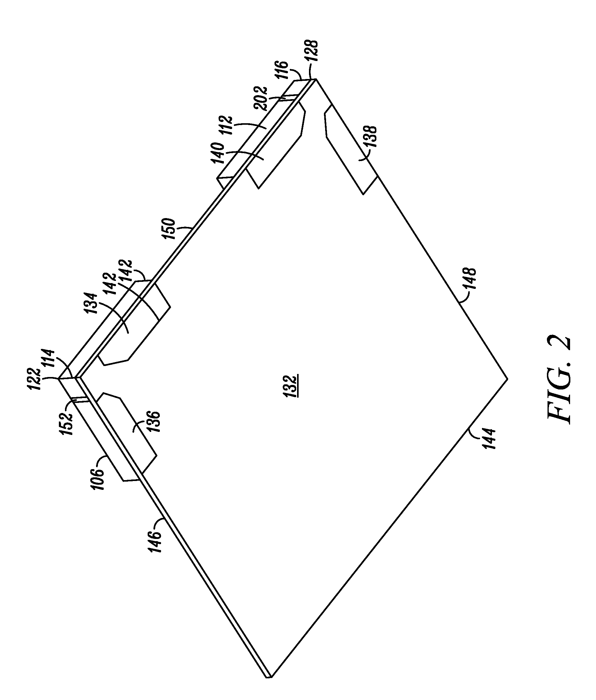 Low profile antenna pair system and method