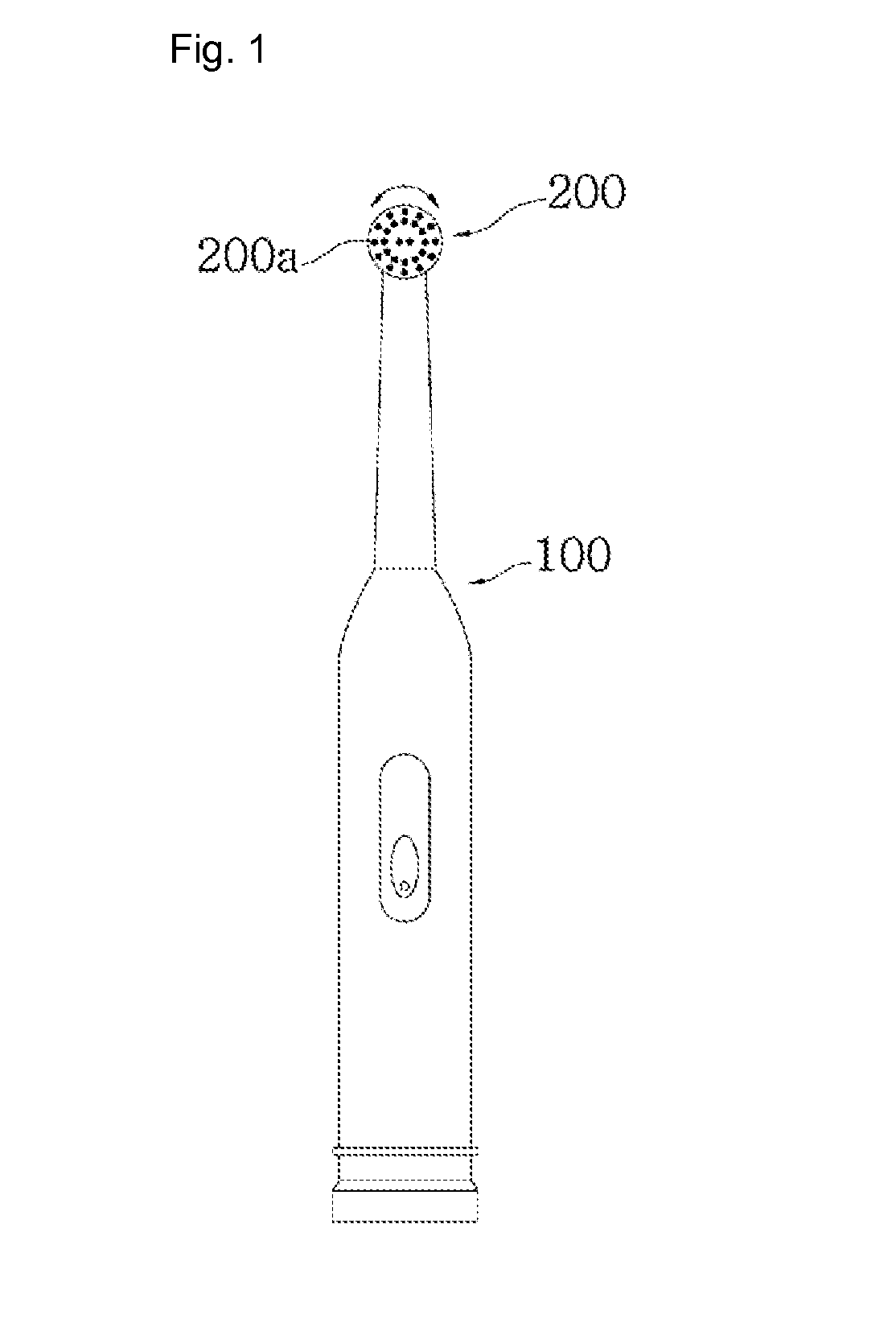 Rotating electric toothbrush