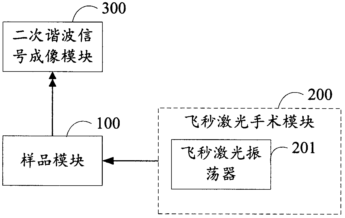 Femtosecond laser system using for imaging and operation at the same time