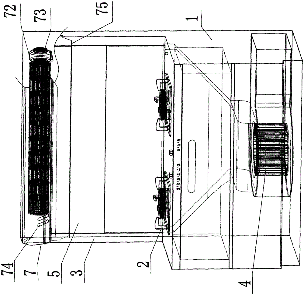 Integrated cooker with efficient air suction function