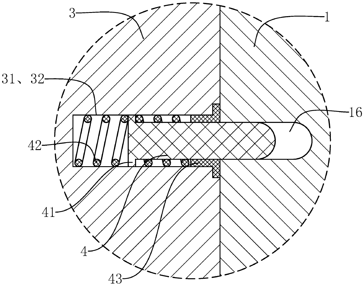 Nut structure and special spanner thereof