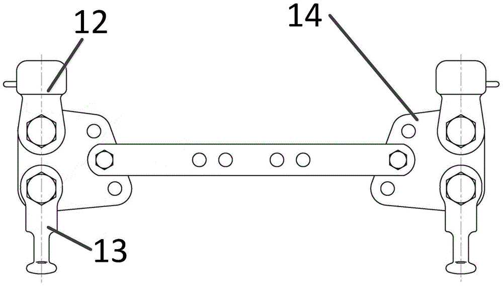 Interval rod used for insulator chain