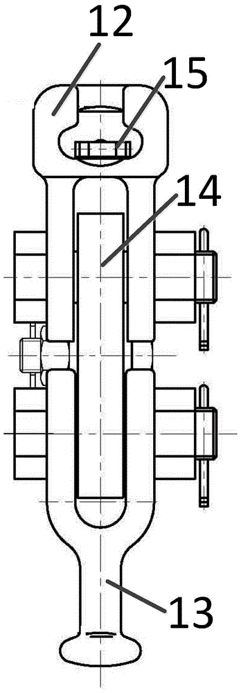 Interval rod used for insulator chain