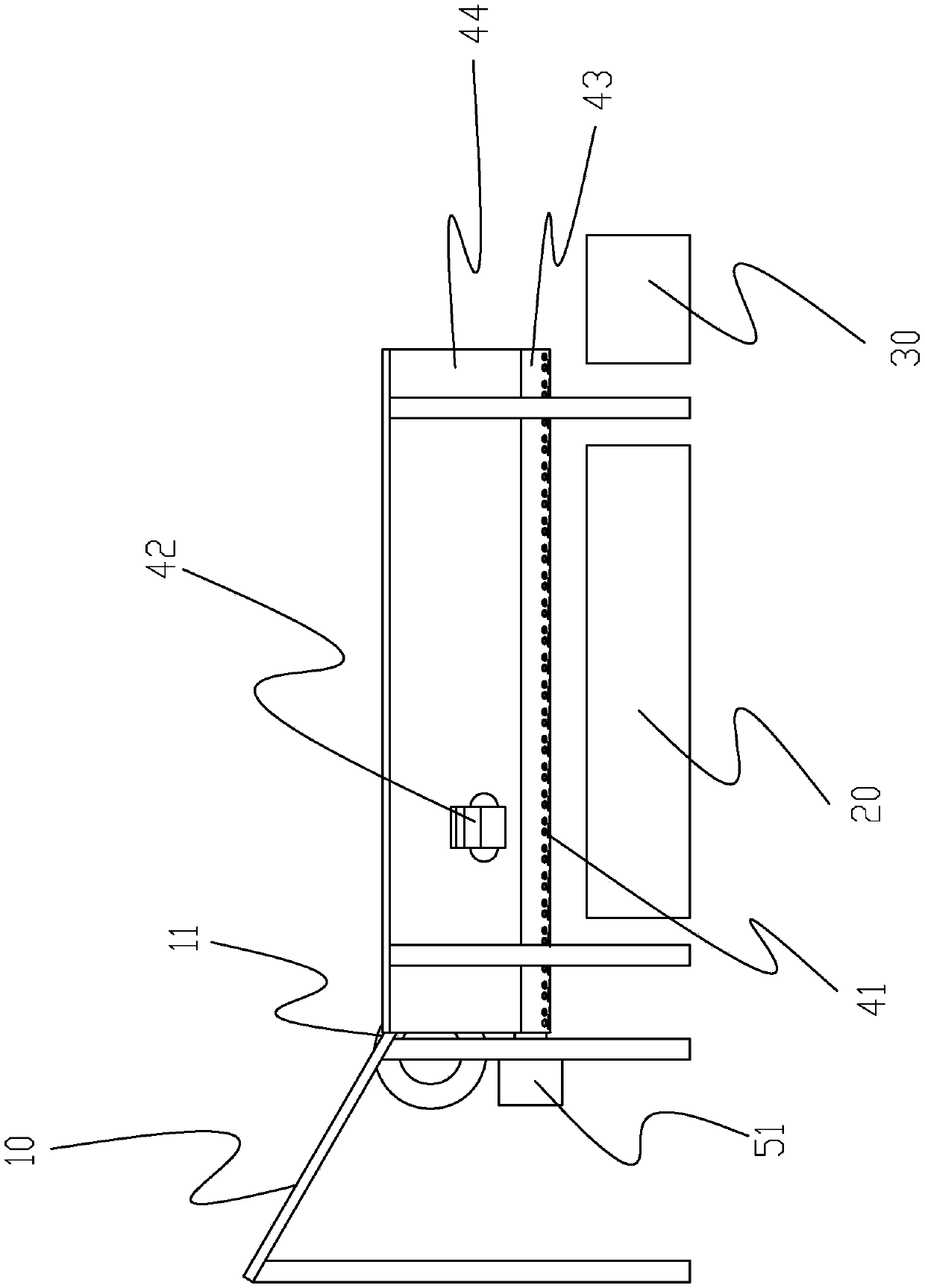 Automatic unpacking device for urea bags