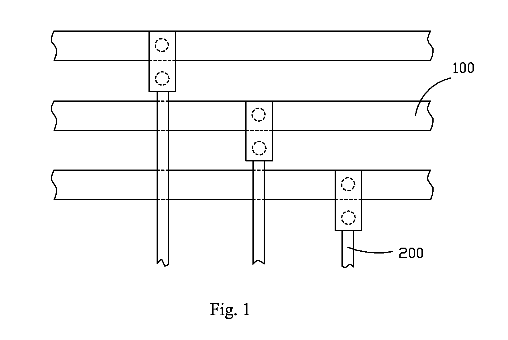 Anti-static structure of array substrate