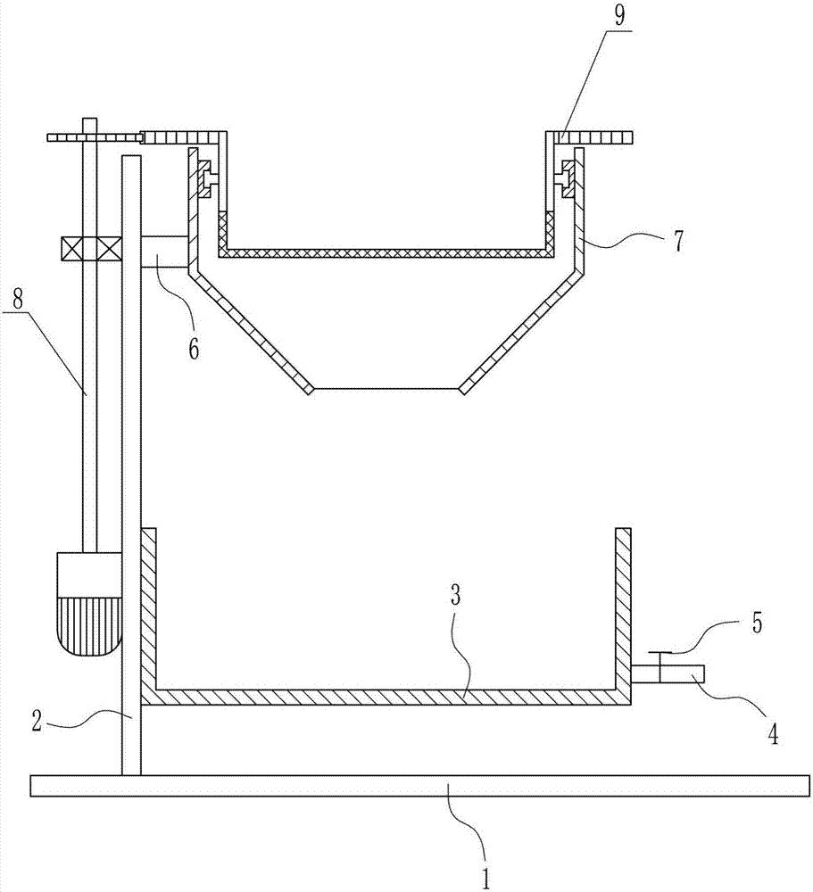 High-efficiency petroleum filtering device used for petroleum collection